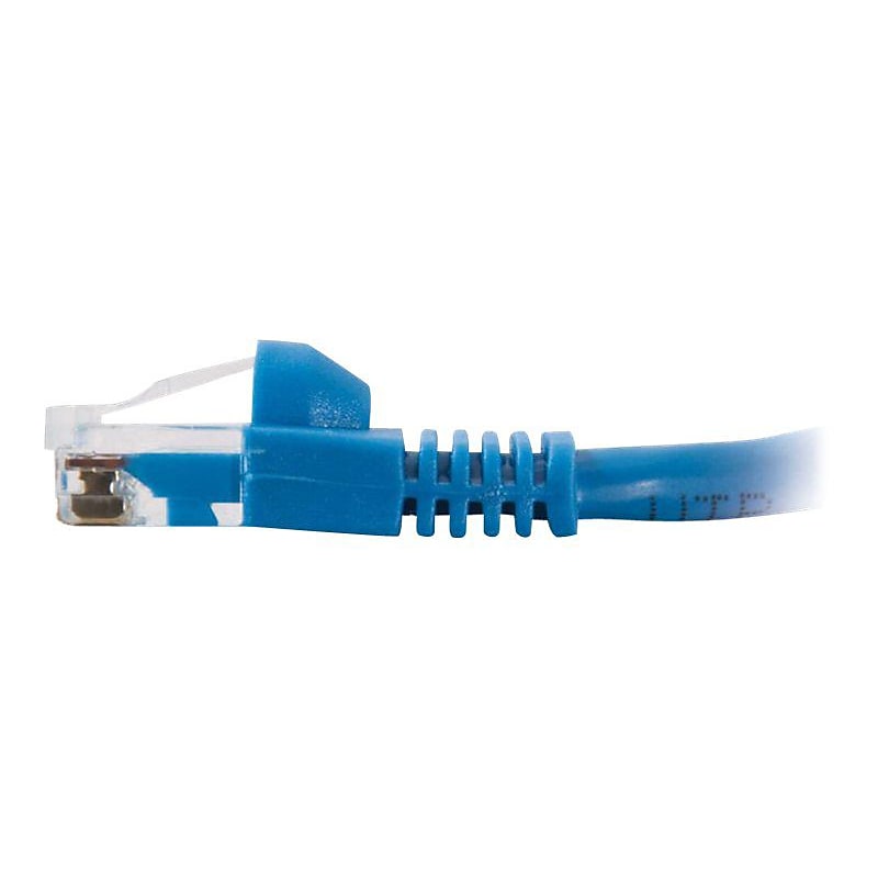 C2G 10ft Cat5e Snagless Unshielded (UTP) Network Patch Cable, Blue image 1