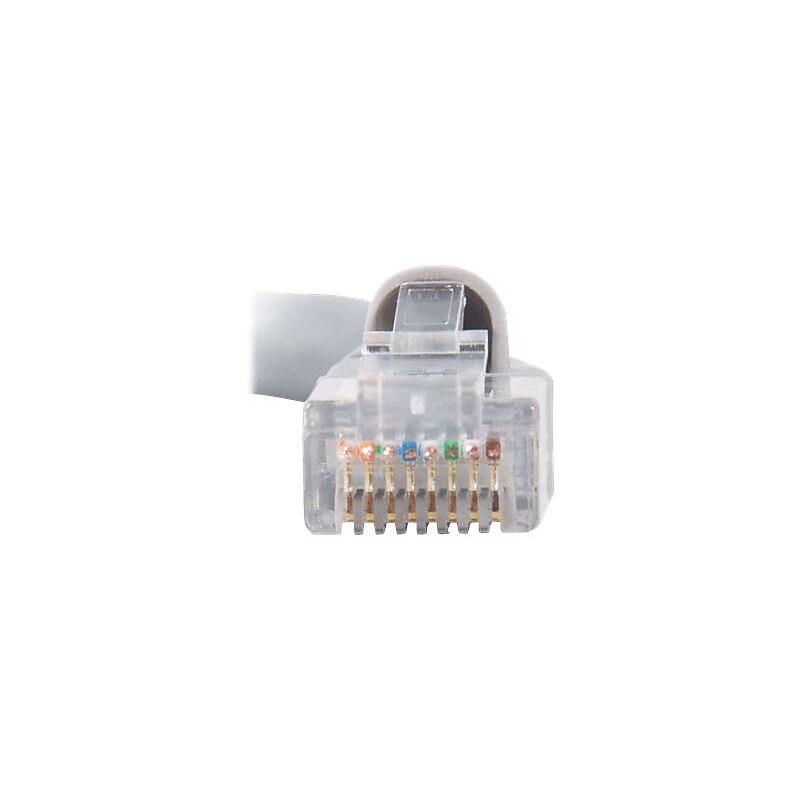 C2G 15192 7' RJ-45 Male/Male Cat5e Snagless Unshielded Ethernet Network Patch Cable, Gray image 1