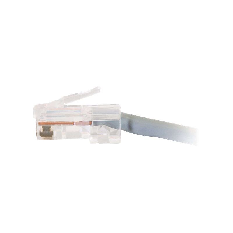 25ft Cat5e Non-Booted Unshielded (UTP) Network Patch Cable - Gray image 1