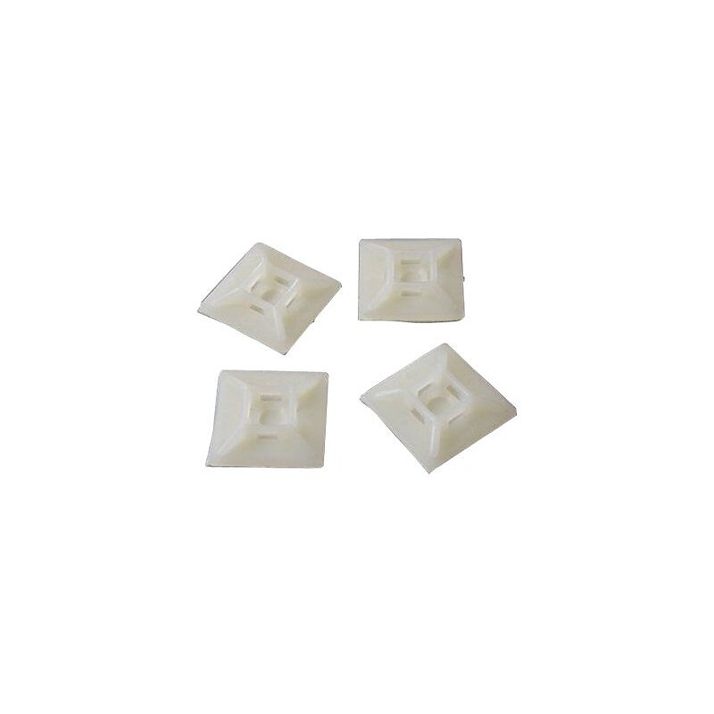 StarTech Self-adhesive Nylon Cable Tie Mounts 100/pk image 1