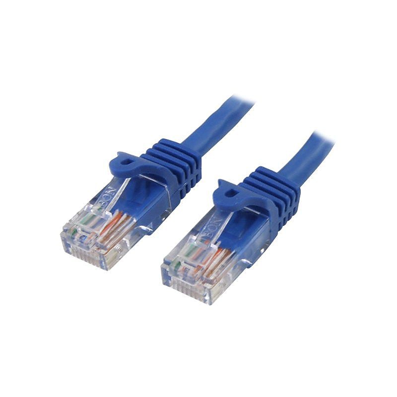 StarTech RJ45PATCH50 50ft Cat5e Blue Snagless RJ45 UTP Patch Cable image 1