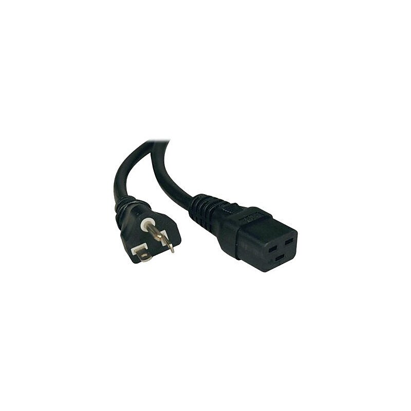 Tripp Lite (P049-010) 10' NEMA 5-20P/IEC-320-C19 Heavy-Duty Power Extension Cord, Black (P049-010) image 1