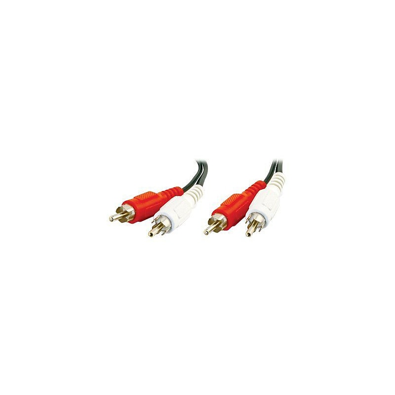 C2G Value Series 40464 6' RCA Male/Male Stereo Audio Cable, Black image 1