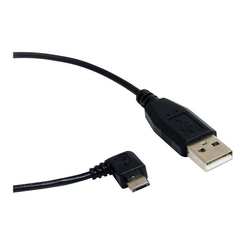 StarTech UUSBHAUB6RA 6ft Micro USB Cable, A to Right Angle Micro B image 1