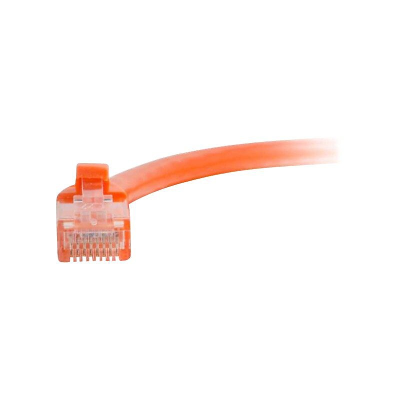 C2G ® 27812 7' RJ-45 Male/Male Cat6 Snagless Unshielded Ethernet Network Patch Cable, Orange image 1