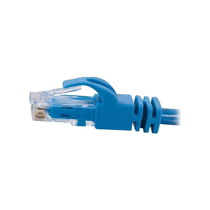 C2G 27146 50' RJ-45 Male to Male CAT6 Snagless Patch Cable, Blue image 1