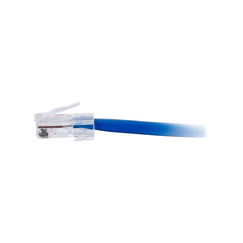C2G 2' Cat5E Non-Booted Unshielded (Utp) Network Patch Cable, Blue (25151) image 1