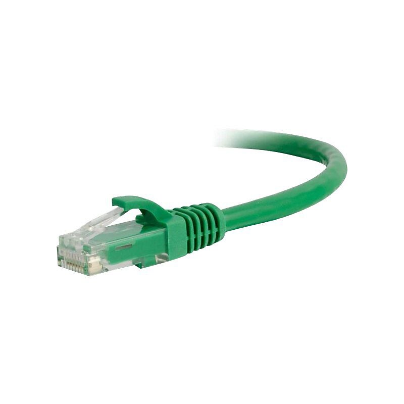 C2G 7ft Cat5e Snagless Unshielded (UTP) Network Patch Cable - Green image 1