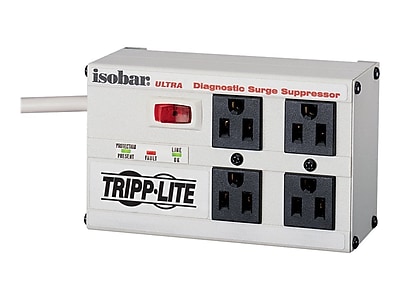 Tripp Lite 4 Outlet Home/Office, 6′ Cord, 3330 Joules (ISOBAR4ULTRA) Sansujyuku sansujyuku.com