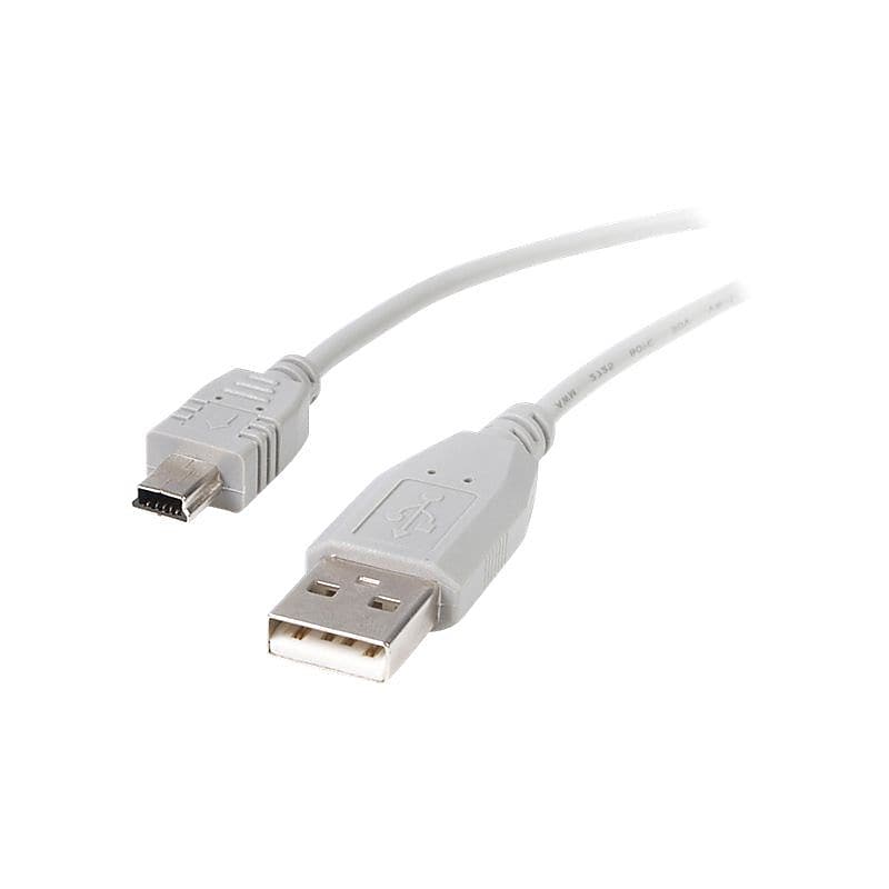 StarTech USB2HABM10 10ft USB 2.0 Cable, USB A to Mini B image 1