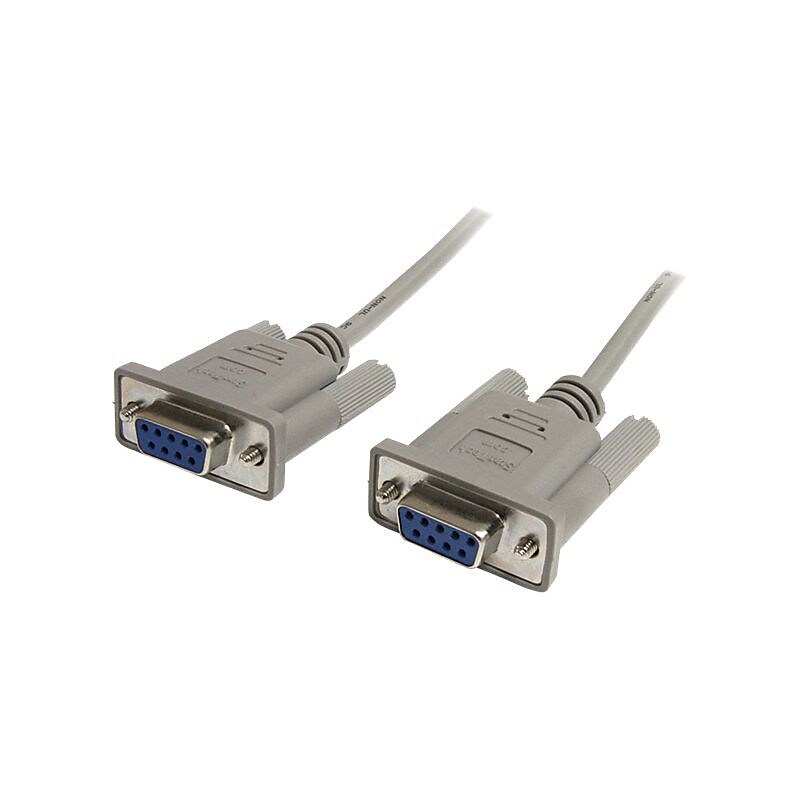 StarTech MXT100FF 6ft Straight through Serial Cable, DB9 F/F image 1