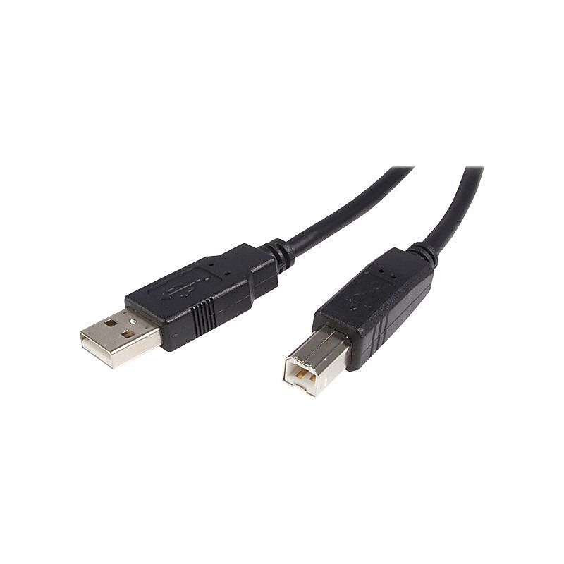 StarTech USB2HAB3 3ft USB 2.0 Certified A to B Cable, M/M image 1