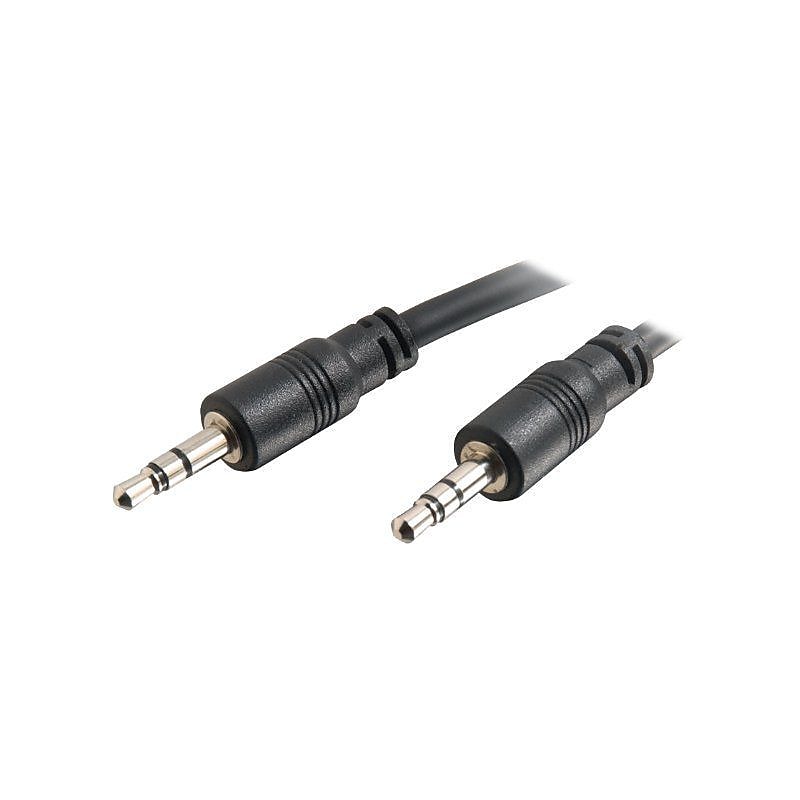 C2G 15ft CMG-Rated 3.5mm Stereo Audio Cable With Low Profile Connectors image 1