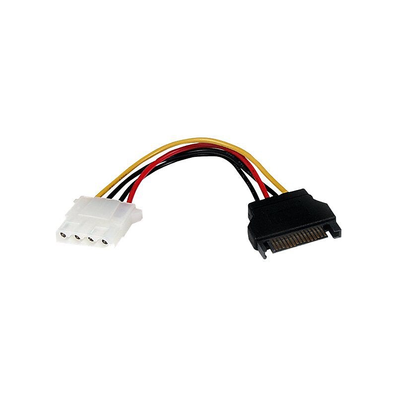 StarTech  LP4SATAFM6IN 6in SATA to LP4 Power Cable Adapter, F/M image 1