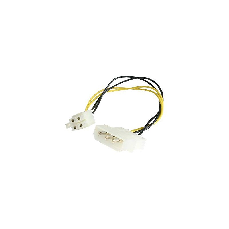 StarTech® 6in LP4 to P4 Auxiliary Power Cable Adapter image 1