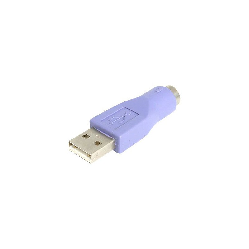 StarTech Replacement PS/2 Keyboard to USB Adapter F/M (GC46MFKEY) image 1