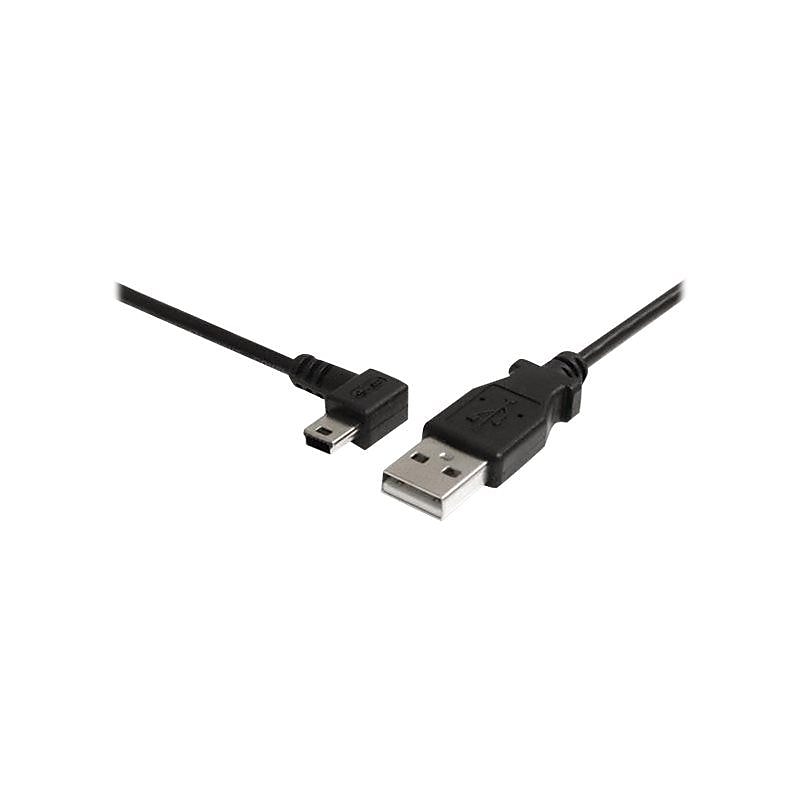 StarTech USB2HABM6LA 6' USB-A to Mini USB Cable, Black image 1