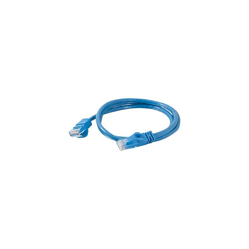 1ft Cat6 Snagless Unshielded (UTP) Network Patch Cable - Blue image 1