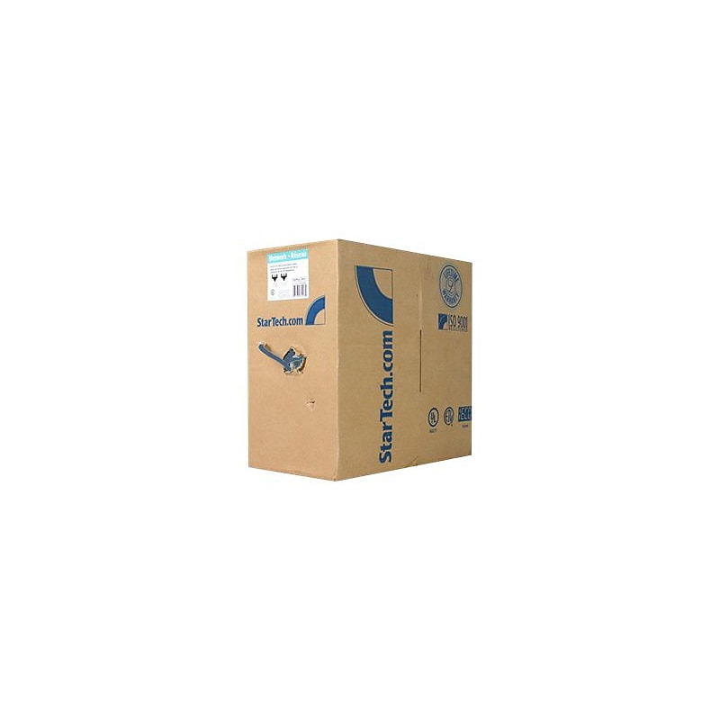 StarTech  WIRRJ45BLRL 1000ft Bulk Roll of Blue Cat5e Stranded UTP Patch Cable image 1