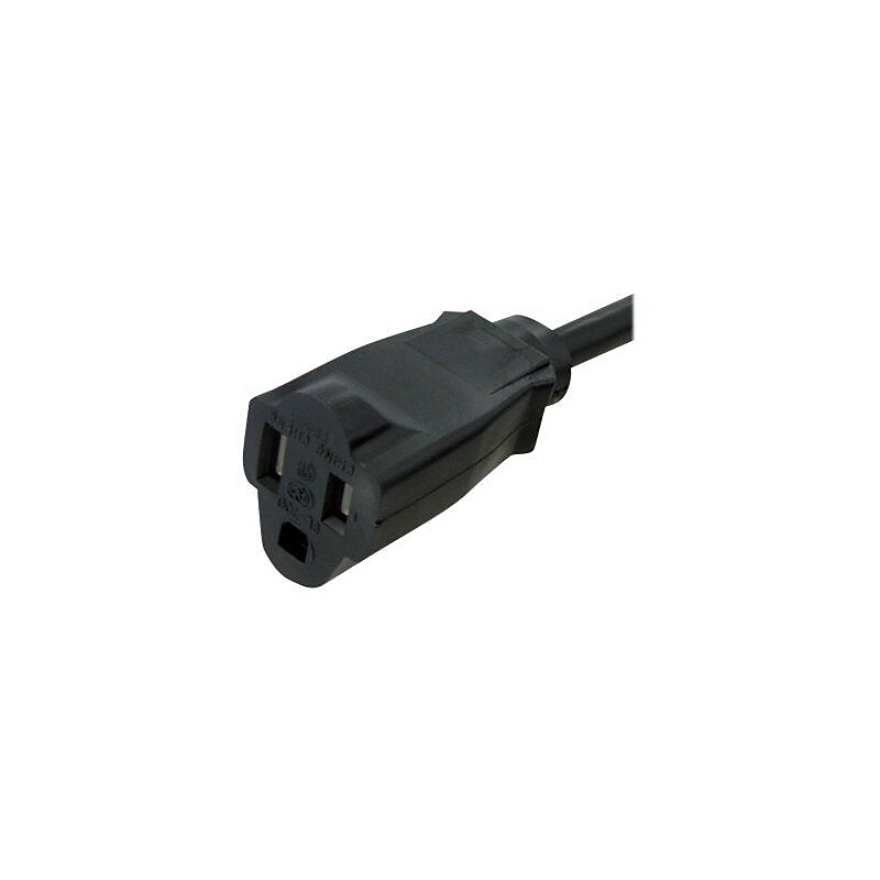 StarTech® 3 ft Power Extension Cord - NEMA 5-15R to NEMA 5-15P image 1