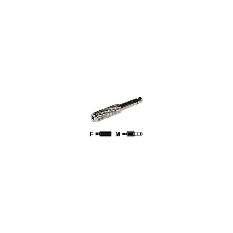 C2G 40639 Mini-Phone Audio Adapter, Silver image 1
