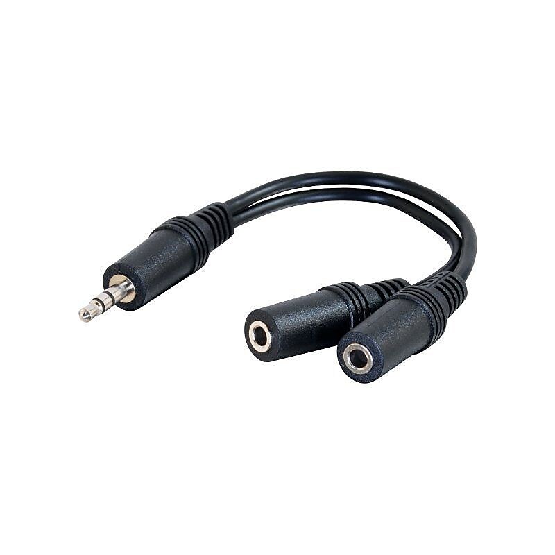 C2G® Value series 6" Y,cable image 1