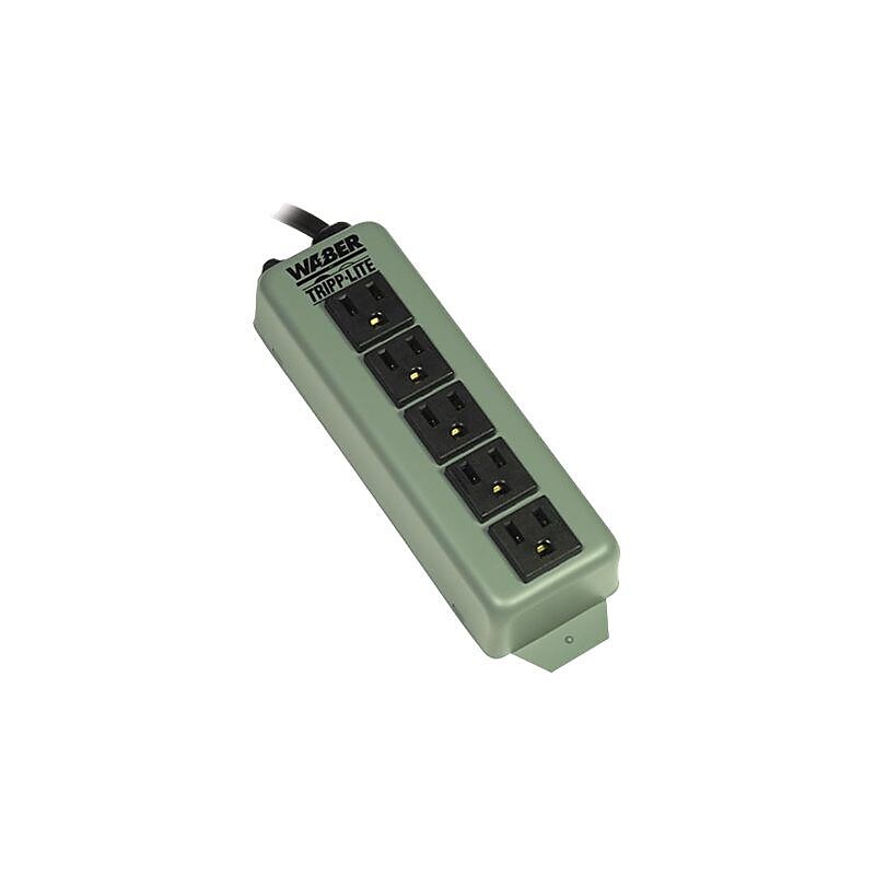 Tripp Lite 5 Outlet Power Strip, Blue Gray (602) image 1