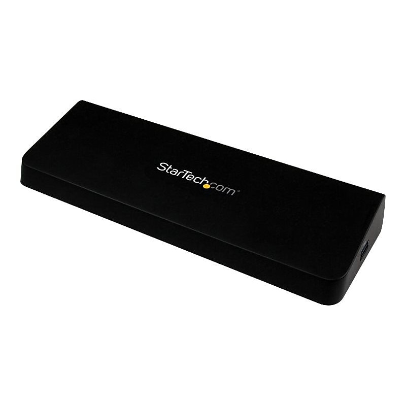 StarTech®  Universal USB 3.0 4K Laptop Docking Station w/4K DisplayPort™, USB Fast-Charge Port, GbE to DP/HDMI® Dual Video image 1