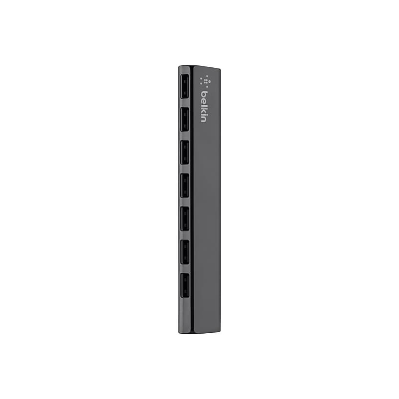 Belkin Ultra-Slim 7-Port USB 2.0 Hub, Black (F4U041TT) image 1