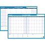 AT-A-GLANCE 30-60 Day 24"H x 36"W Dry Erase Undated Monthly Wall Calendar, Blue (PM233 28)~#|#~m002382010_sc7