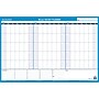 AT-A-GLANCE 90-120 Day 24"H x 36"W Dry Erase Undated Monthly Wall Calendar, Reversible, Blue (PM239 28)~#|#~m002382014_sc7