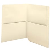 Medical Arts Press® End-Tab Folders with Twin 1/2 Pockets; 11 Point, 50/Box