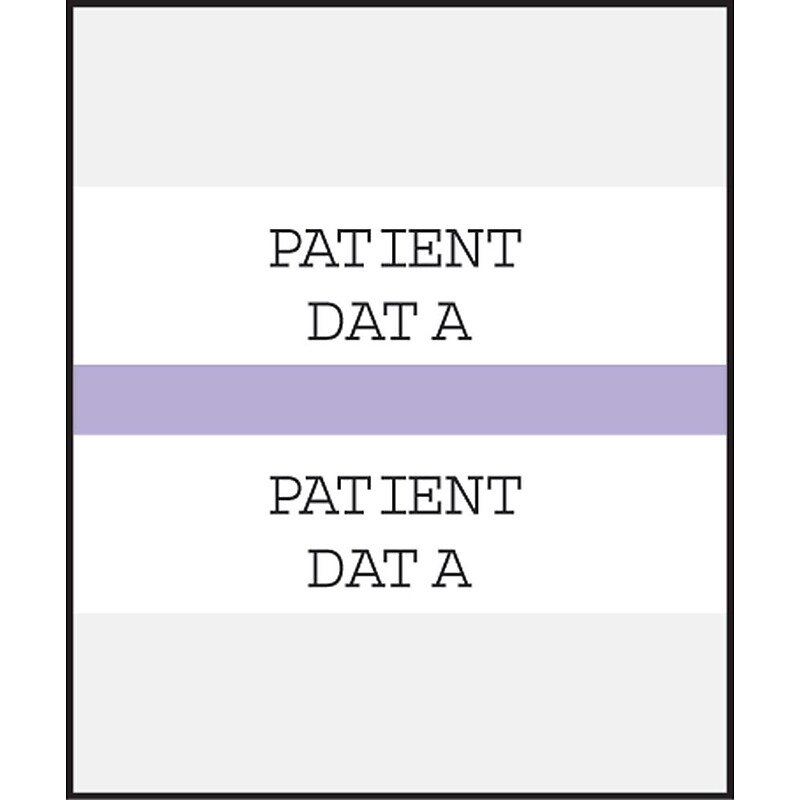 Medical Arts Press® Standard Preprinted Chart Divider Tabs; Patient Data, Lavender image 1