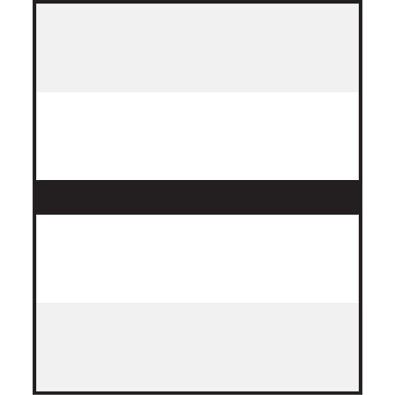 Medical Arts Press Write-On/Type-On Divider Tabs, Black (30258) image 1