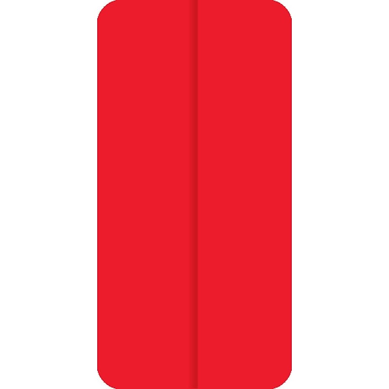 Medical Arts Press Standard Color-Coding Labels, Red, 250/Pack (32500MAP) image 1