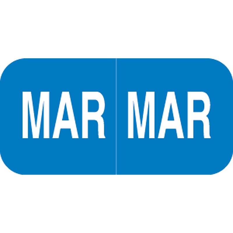 Medical Arts Press® Smead® Compatible Month Labels; March image 1