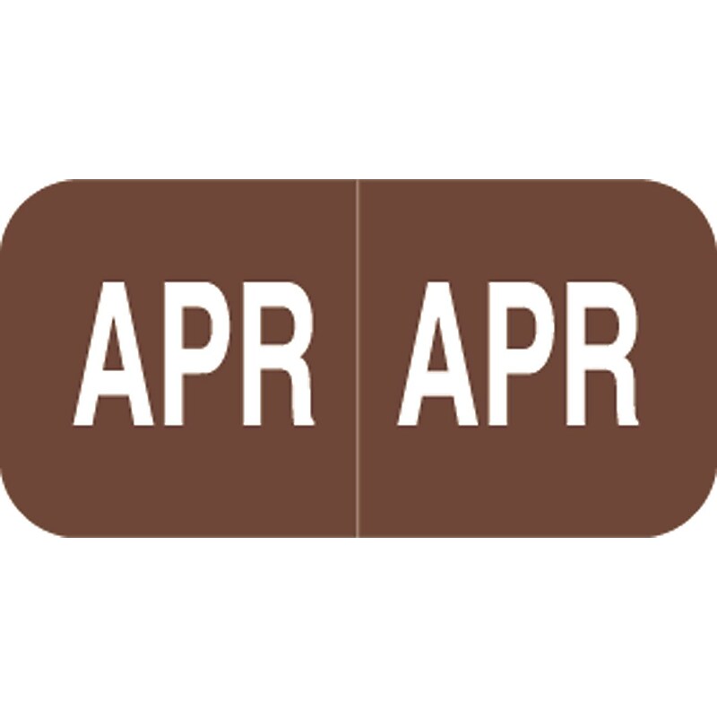 Medical Arts Press® Smead® Compatible Month Labels; April image 1