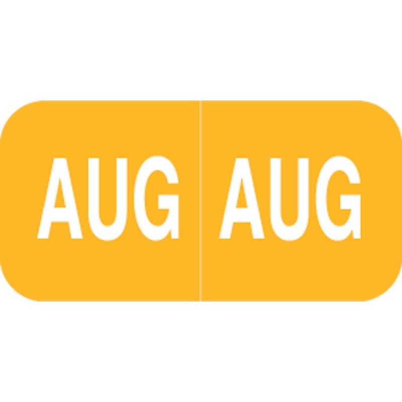 Medical Arts Press® Smead® Compatible Month Labels; August image 1