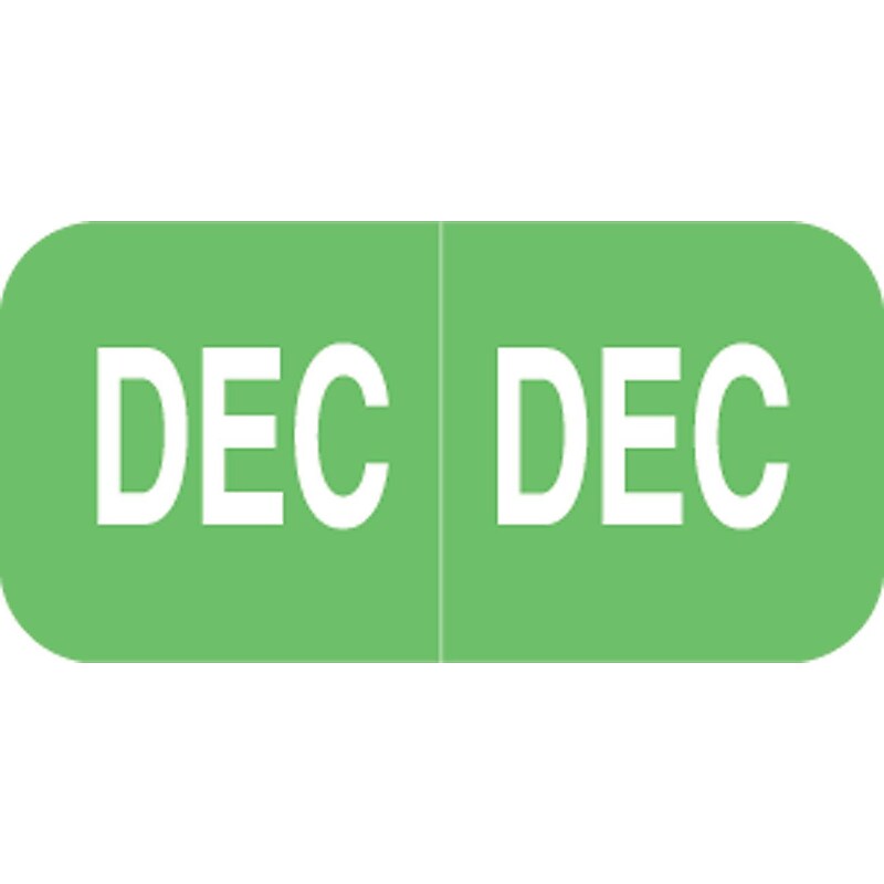 Medical Arts Press® Smead® Compatible Month Labels; December image 1