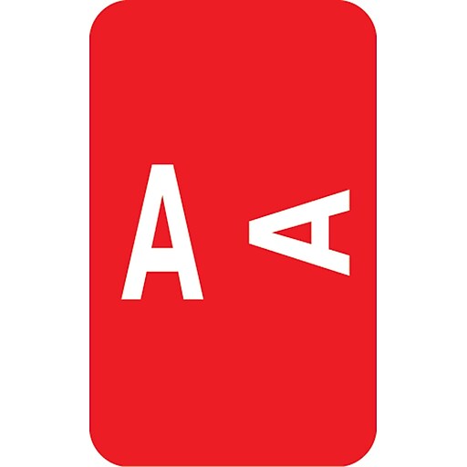 Medical Arts Press® Smead® Compatible Alpha Sheet Labels; A Staples