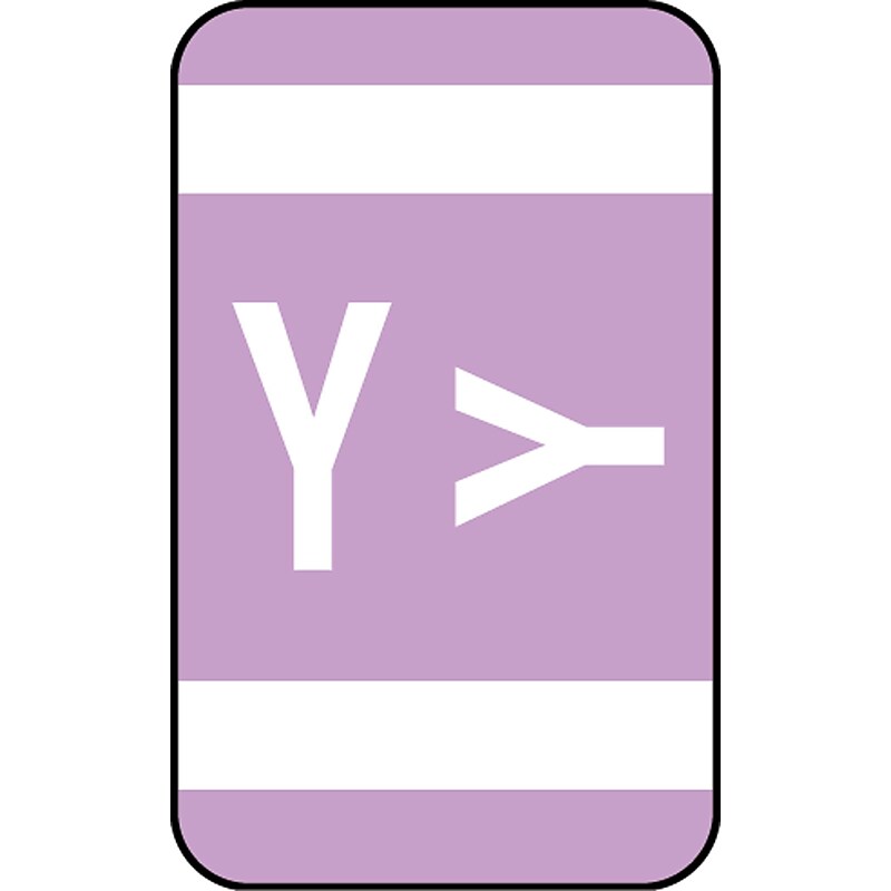 Medical Arts Press® Smead® Alpha-Z® Compatible Alpha Sheet Labels, "Y" image 1