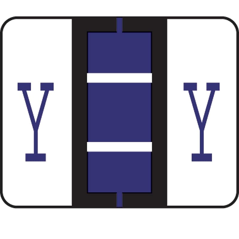 Medical Arts Press® TAB® Products Compatible Alpha Sheet Style Labels; Letter Y image 1