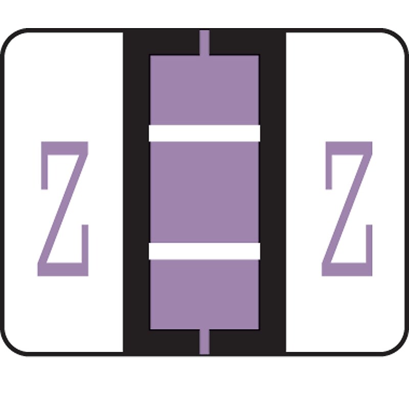 Medical Arts Press® TAB® Products Compatible Alpha Sheet Style Labels; Letter Z image 1