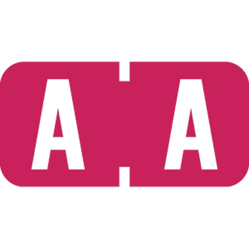 Medical Arts Press TAB Products Compatible Alpha Mini Label Sheets, "A", 250/Pack (36600) image 1