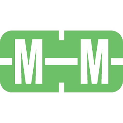 Medical Arts Press® TAB® Compatible Alpha Mini Label Sheets; M Staples