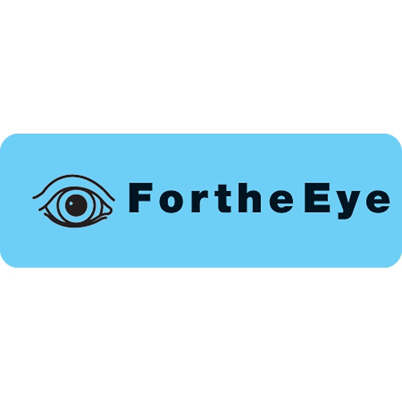 Medication Instruction Labels, For the Eye, Light Blue, 1/2x1-1/2", 500 Labels image 1