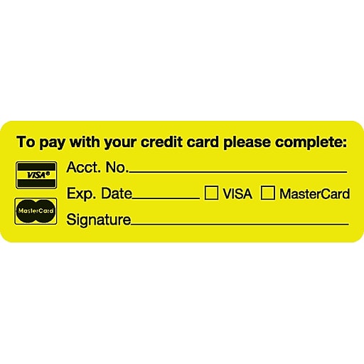 Shop Staples for Reminder & Thank You Collection Labels; pay w/your credit card, Fl Chartreuse ...
