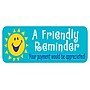 Soft Collection Pre-Printed Labels, Friendly Reminder, 0.75 x 2.5 inch, 300 Labels~#|#~m002401187_sc7