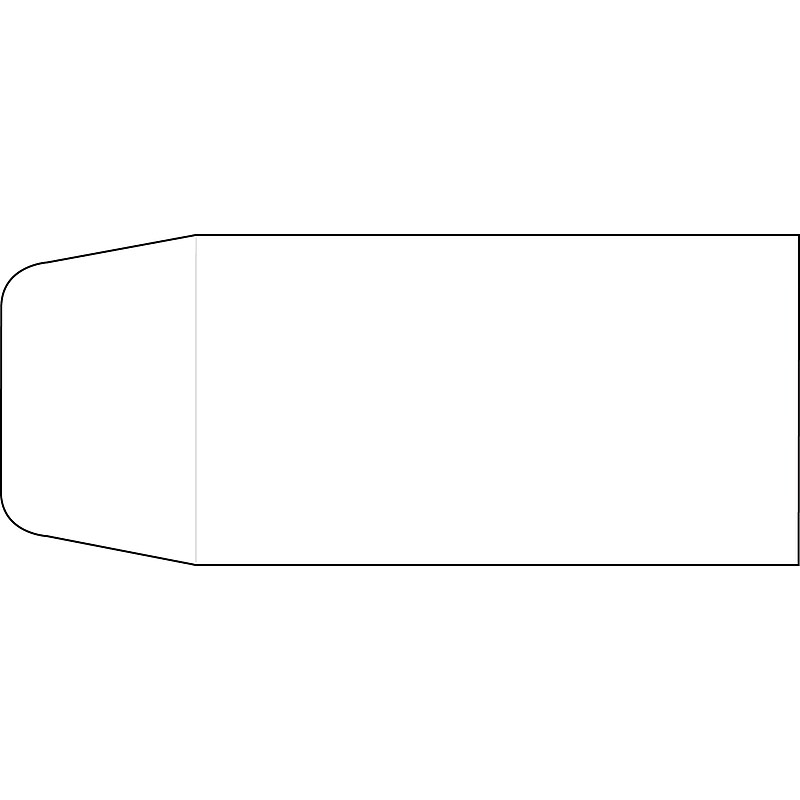 Medical Arts Press® Pill Envelopes; 3-1/8" x 5-1/2", White, Gummed, Blank, Style D, 500/Box image 1