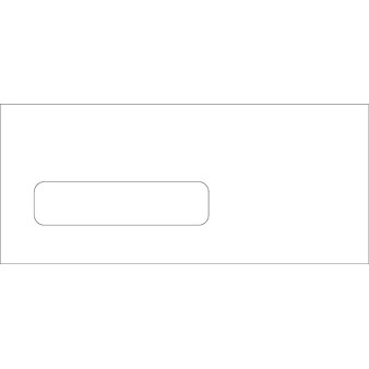 EarthFirst #10 Window Envelope, 4 1/2" x 9 1/2", White, 500/Box (88663)